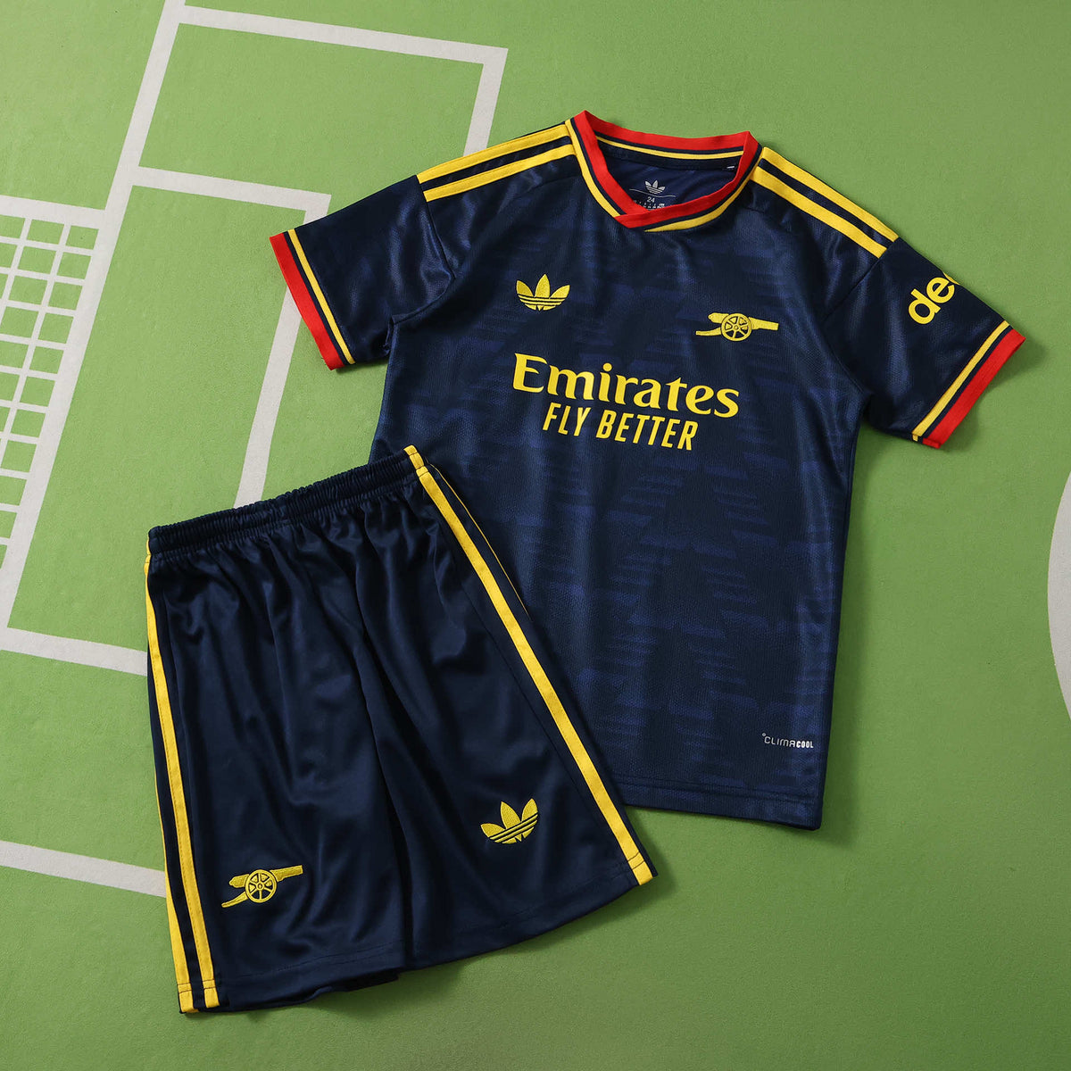 Camiseta de fútbol infantil de visitante del Arsenal temporada 2026-2027