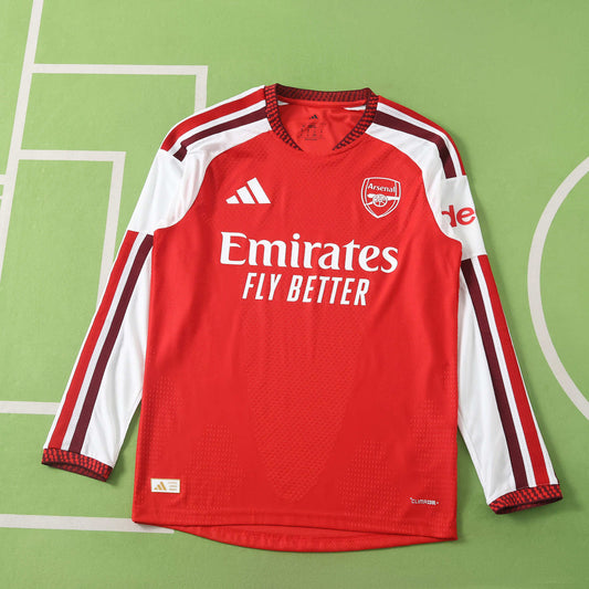 Arsenal 2026-2027 Season Home Long Sleeve Red Football Jersey Trikot Maillot