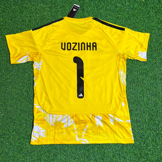 Vozinha #1 Maillot de gardien CSD Colo-Colo Nouvelle saison Jaune Football Trikot Maillot de soccer