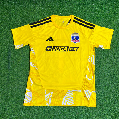 Vozinha #1 Goalkeeper CSD Colo-Colo New Season Yellow Football Jersey Trikot Soccer Shirt