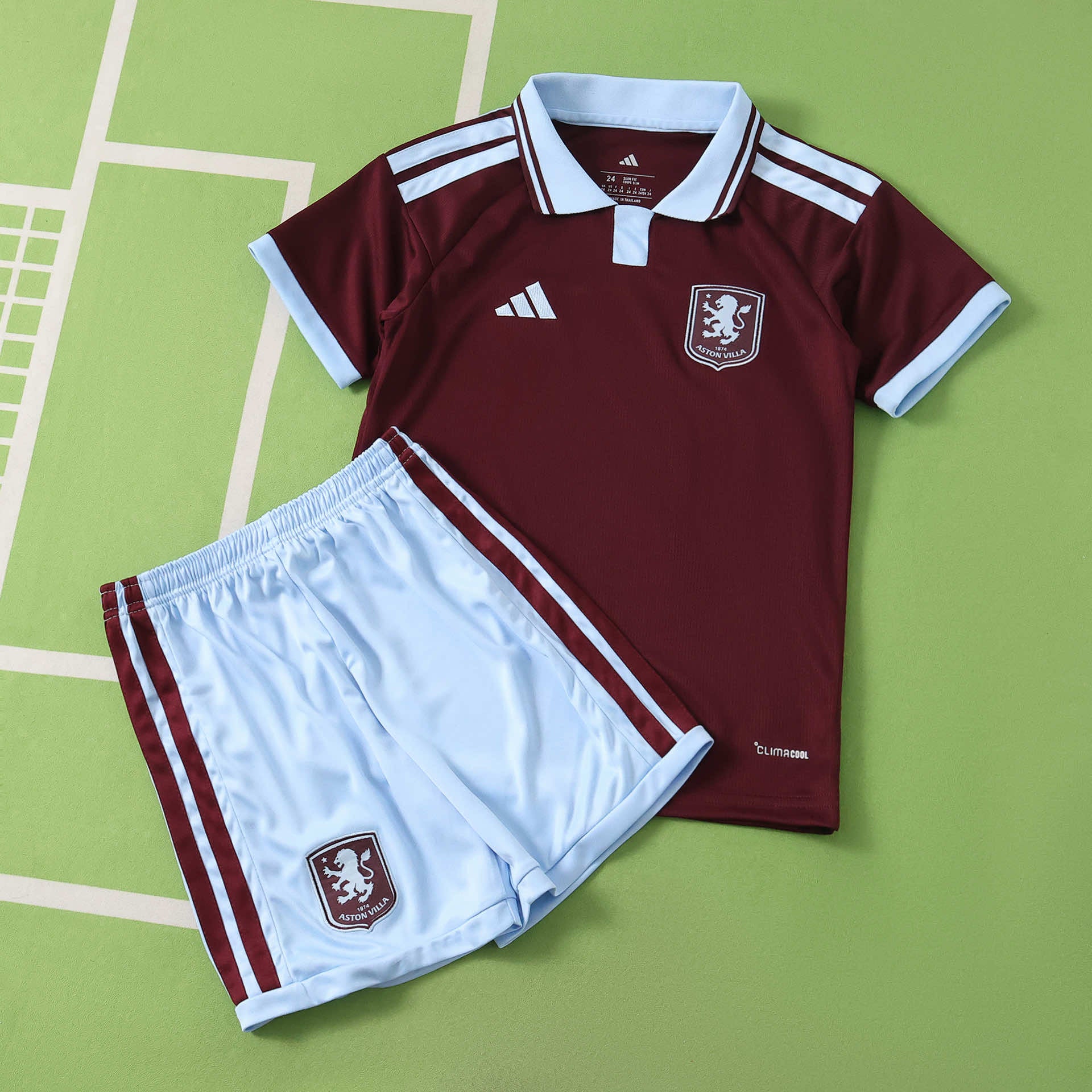 Aston Villa F.C. 2026-2027 Season Home Kid Football Jersey Trikot Maillot