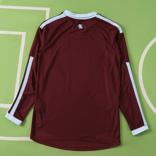 Aston Villa F.C. 2026-2027 Season Home Long Sleeve Football Jersey Trikot Maillot