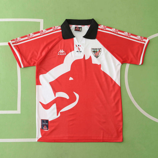 Athletic Bilbao 1997-1998 Season Home Retro Football Jersey Trikot Maillot