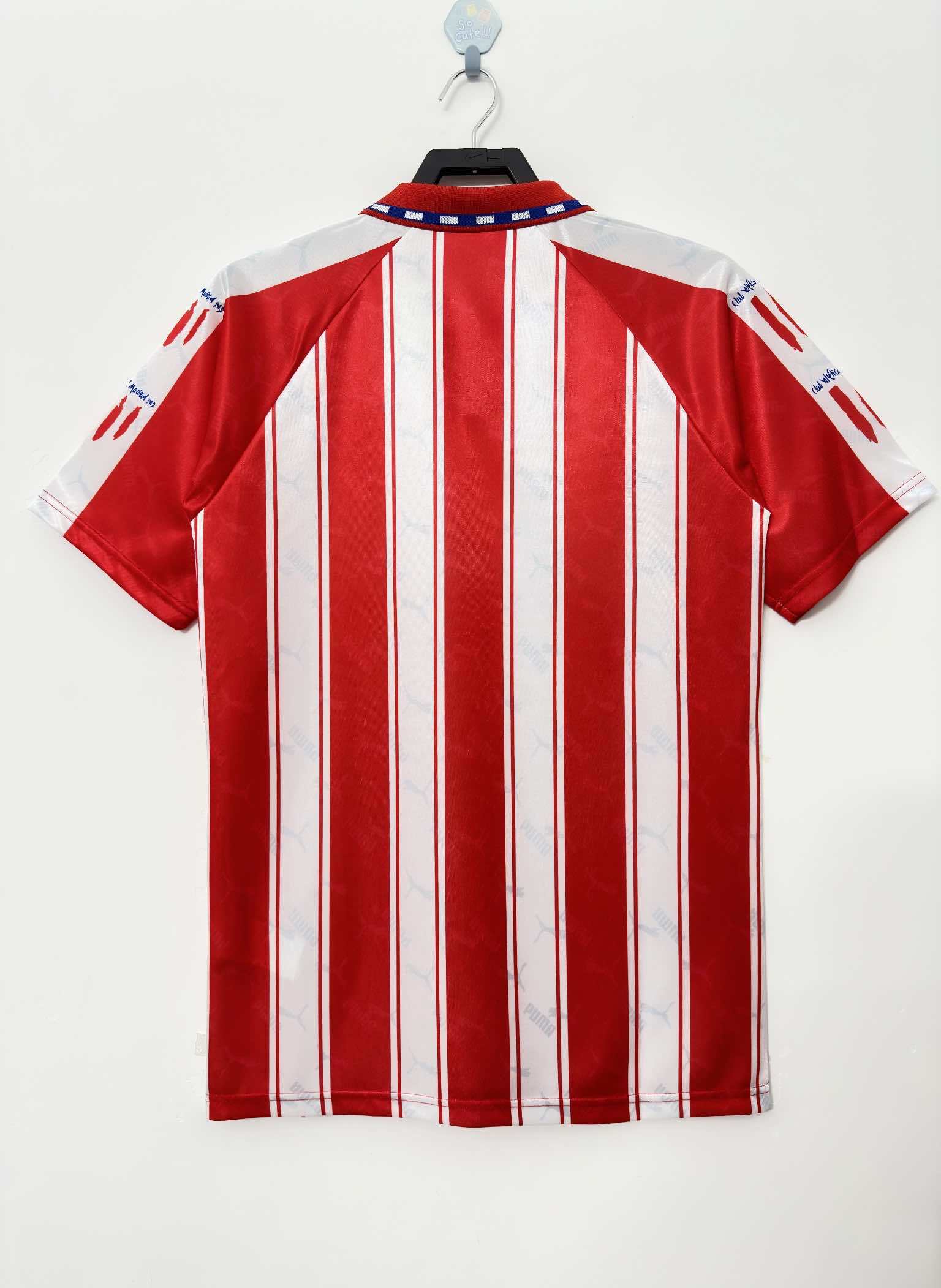 Atlético de Madrid 1994-1995 Season Home Retro Football Jersey Trikot Maillot
