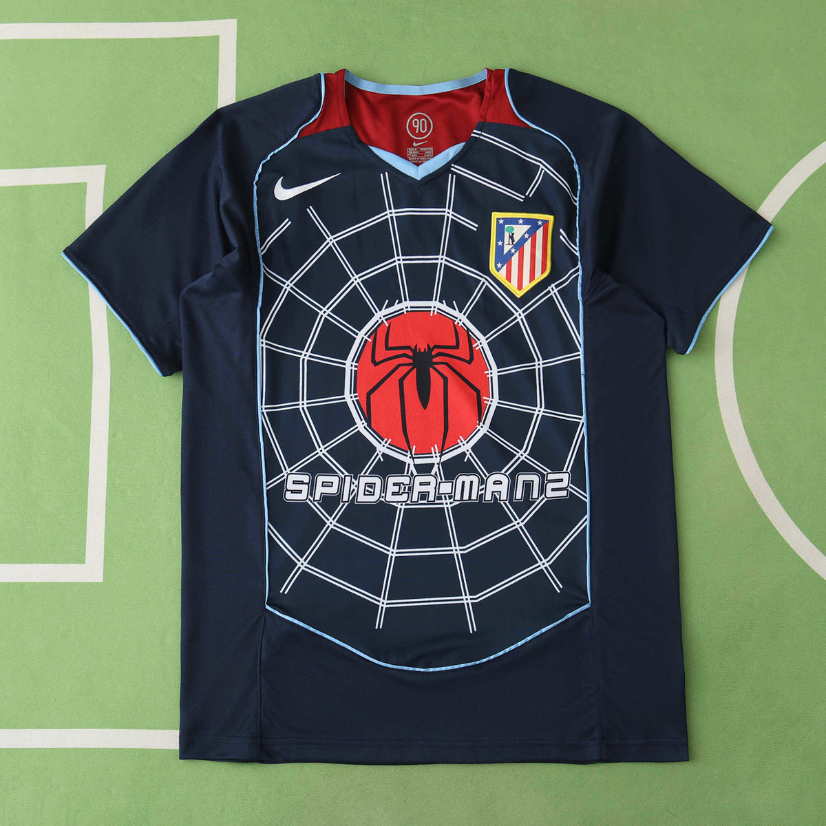 Atlético de Madrid 2004-2005 Season Away Retro Football Jersey Trikot Maillot