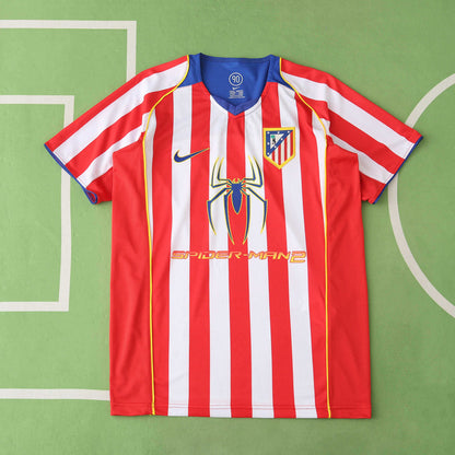 Atlético de Madrid 2004-2005 Season Home Retro Football Jersey Trikot Maillot