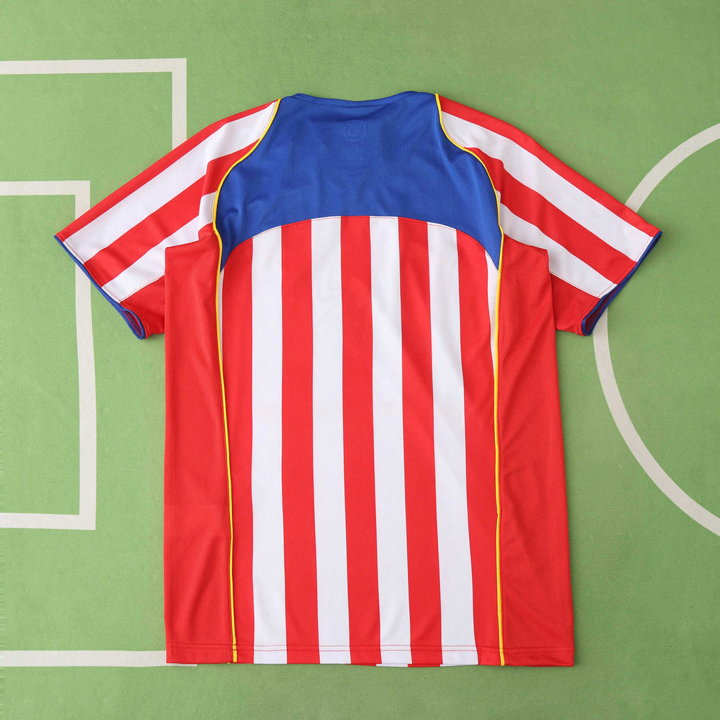 Atlético de Madrid 2004-2005 Season Home Retro Football Jersey Trikot Maillot