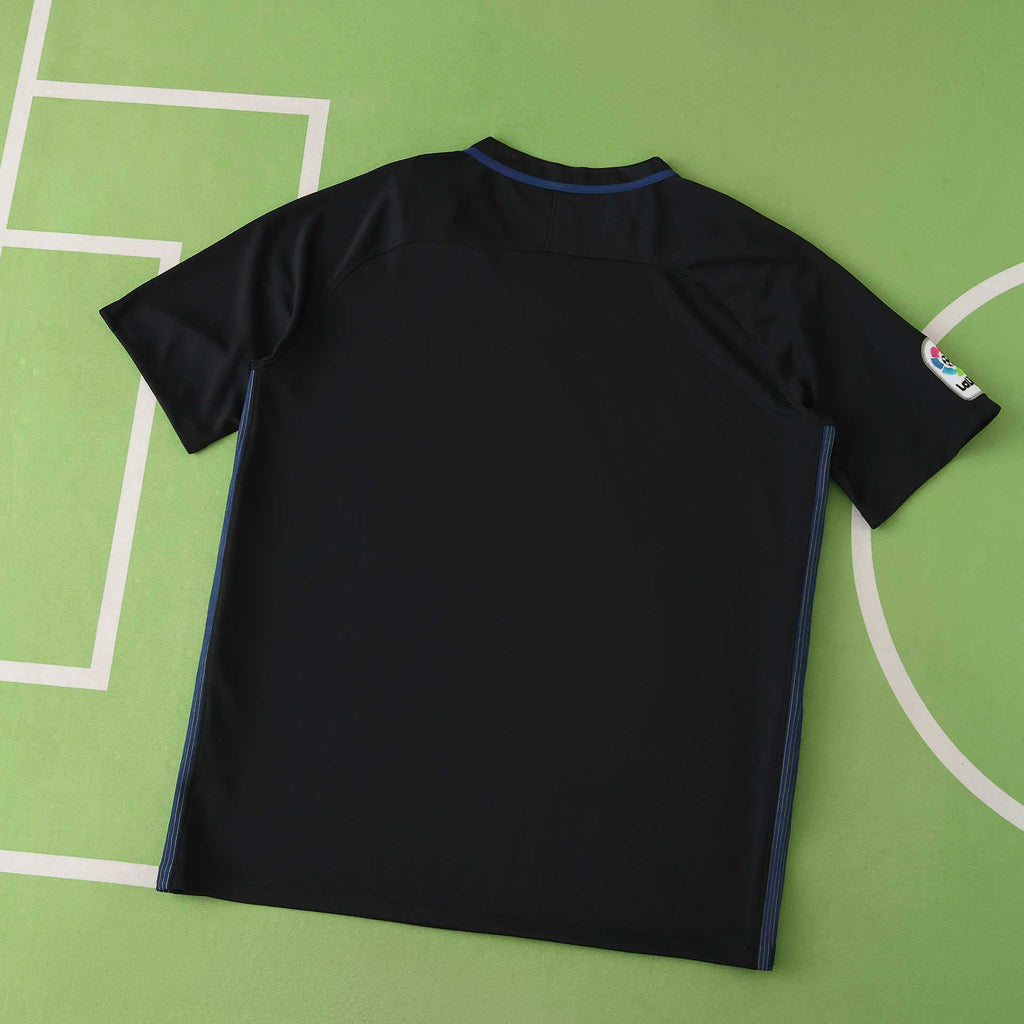 Atlético de Madrid 2016-2017 Season Away Retro Black Football Jersey Trikot Maillot