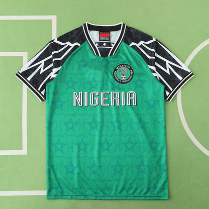 Nigeria 95/96 Season Home Retro Green Jersey Trikot Soccer Shirt