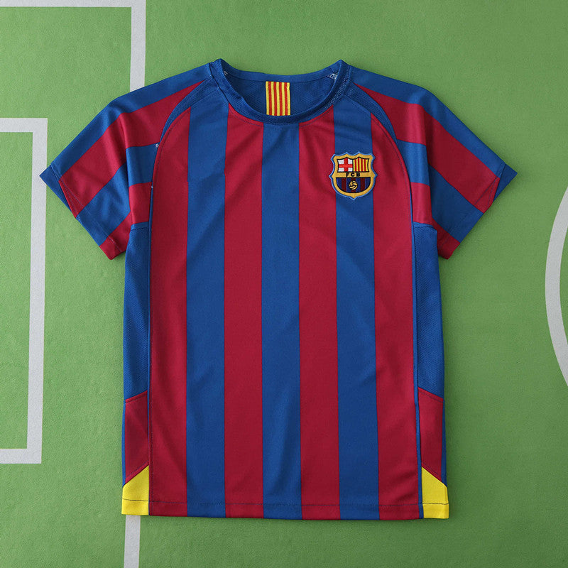 Barcelona 2005 Kinder-Retro-Heimtrikot