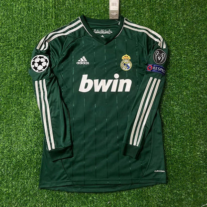 Casemiro 38- Real Madrid 2012-2013 Champions League Green Long Sleeve Jersey Soccer Shirt