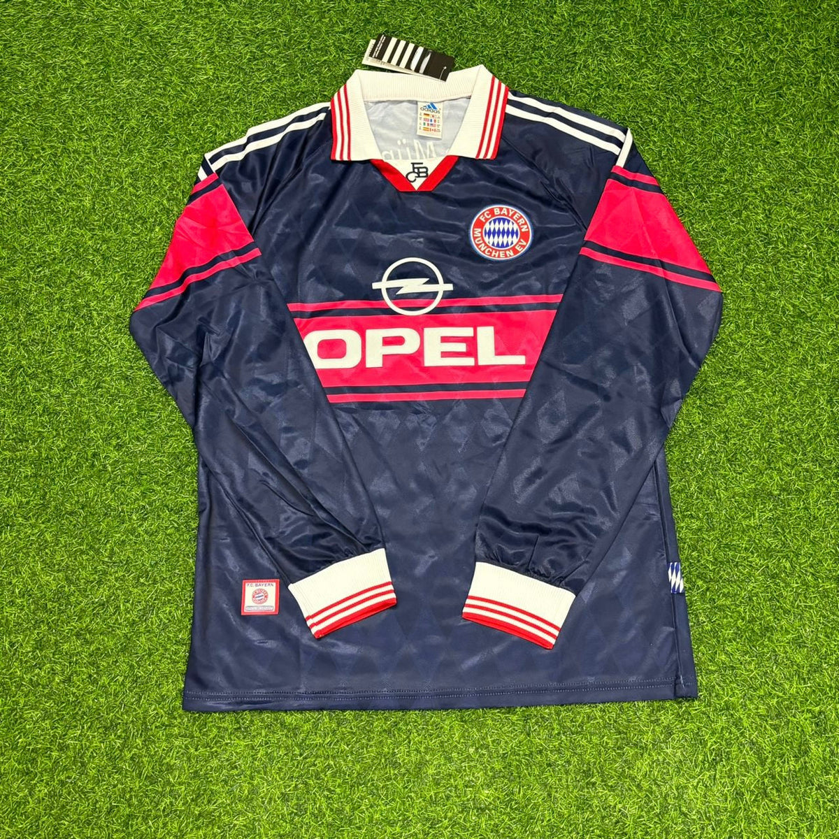 FC Bayern München 1997/98 Langarm-Heimtrikot Retro – Dietmar Hamann