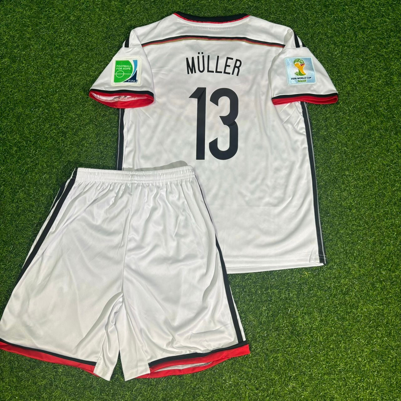 Thomas Müller Deutschland WM 2014 Retro Kinder Fußballtrikot