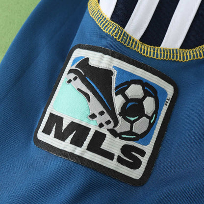 LA Galaxy 11/12 Season Away Retro Blue Jersey Trikot Soccer Shirt