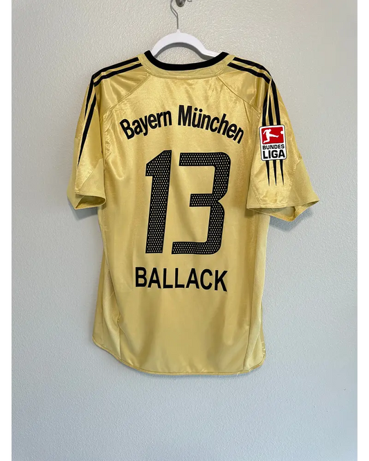 Michael Ballack Bayern München Retro Gold 2004/05 Trikot