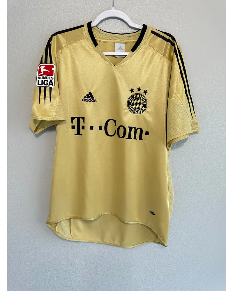 Michael Ballack Bayern Munich Retro Golden 2004/05 Jersey Trikot