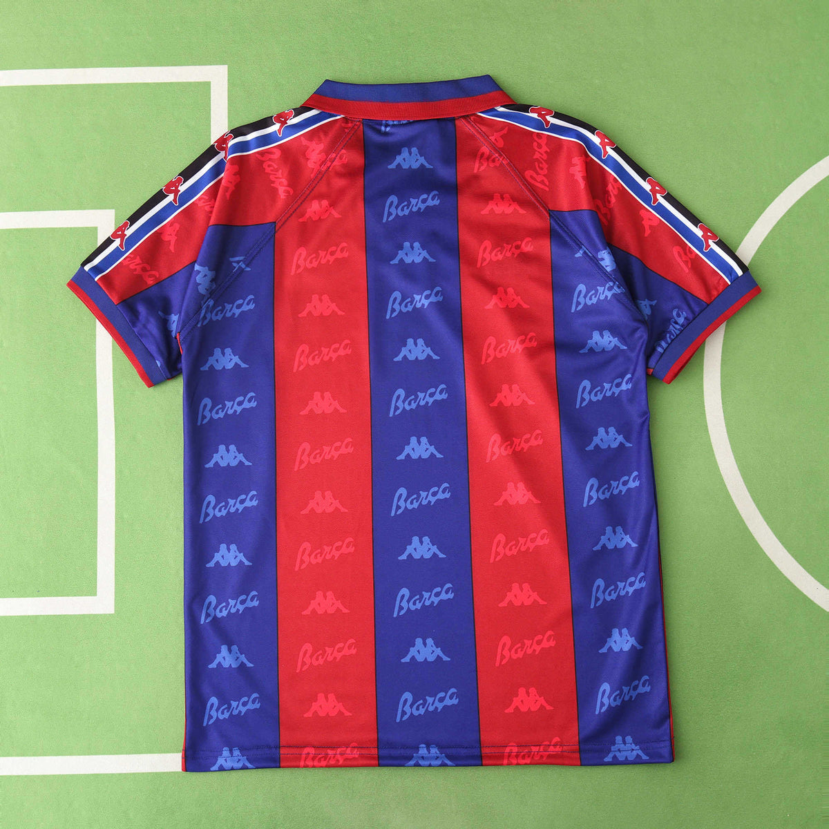 FC Barcelona 1996-1997 Season Home Retro Football Jersey Trikot Maillot
