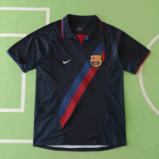 FC Barcelona 2002-2003 Season Third Retro Football Jersey Trikot Maillot