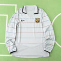 FC Barcelona 2003-2004 Season Away Retro Long Sleeve Football Jersey Trikot Maillot