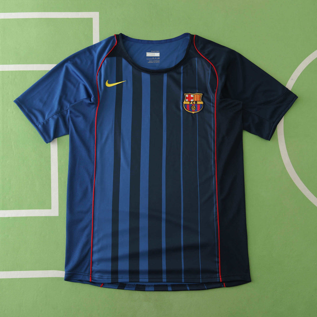 FC Barcelona 2003-2004 Season Third Retro Football Jersey Trikot Maillot