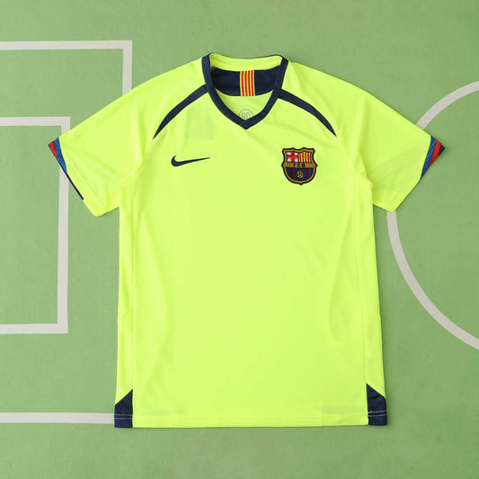FC Barcelona 2005-2006 Season Away Retro Football Jersey Trikot Maillot