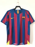 FC Barcelona 2005-2006 Season Home Retro Football Jersey Trikot Maillot