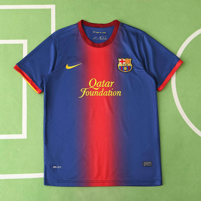 Barcelona 2012-2013 Season Home Retro Football Jersey Trikot Maillot