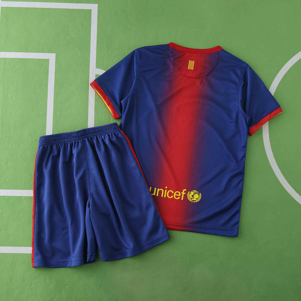 Barcelona 2012-2013 Season Kids Home Retro Football Jersey Trikot Maillot