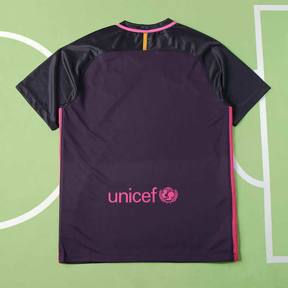 FC Barcelona 2016-2017 Season Away Retro Football Jersey Trikot Maillot