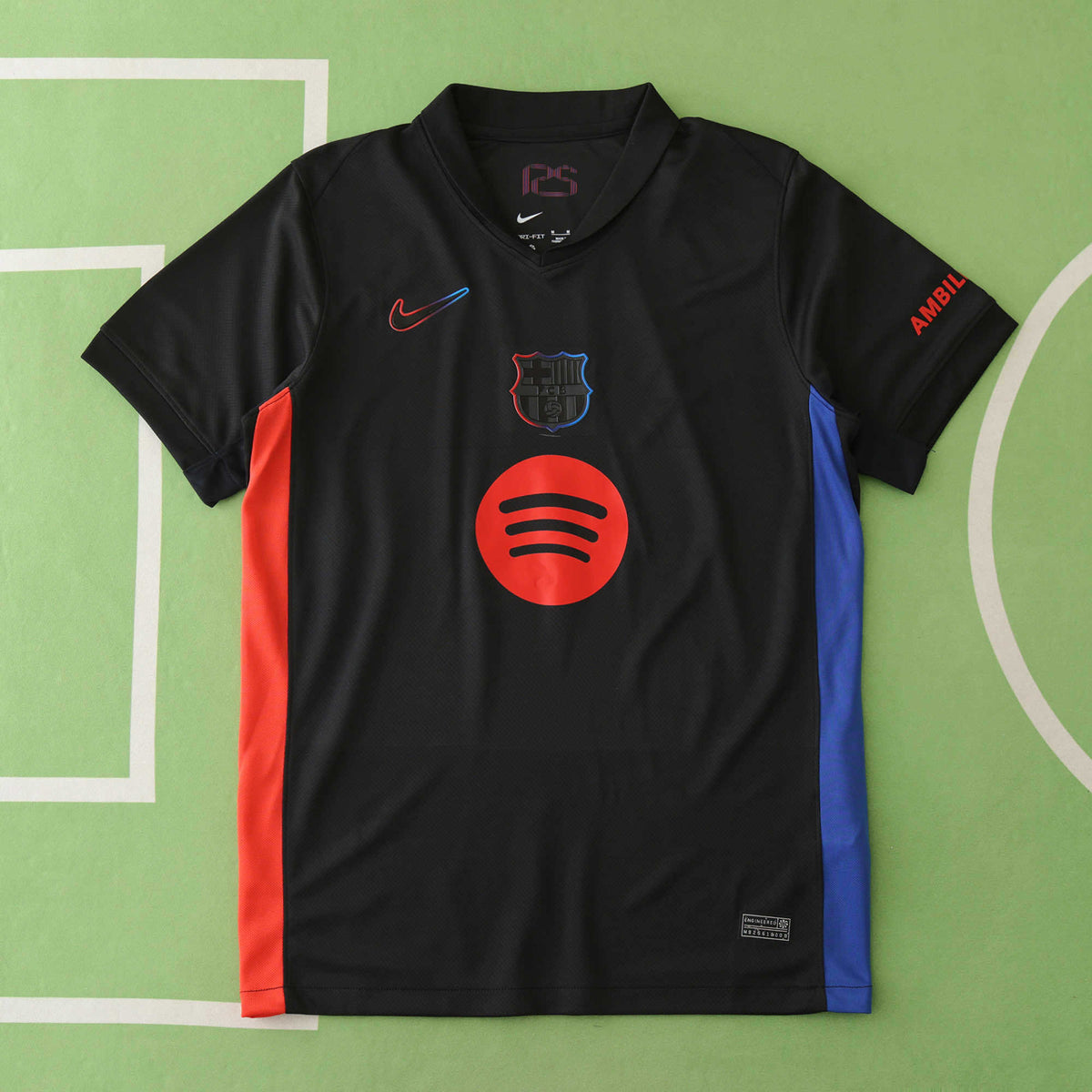 FC Barcelona 2024-2025 Season Away Black Football Jersey Trikot Maillot