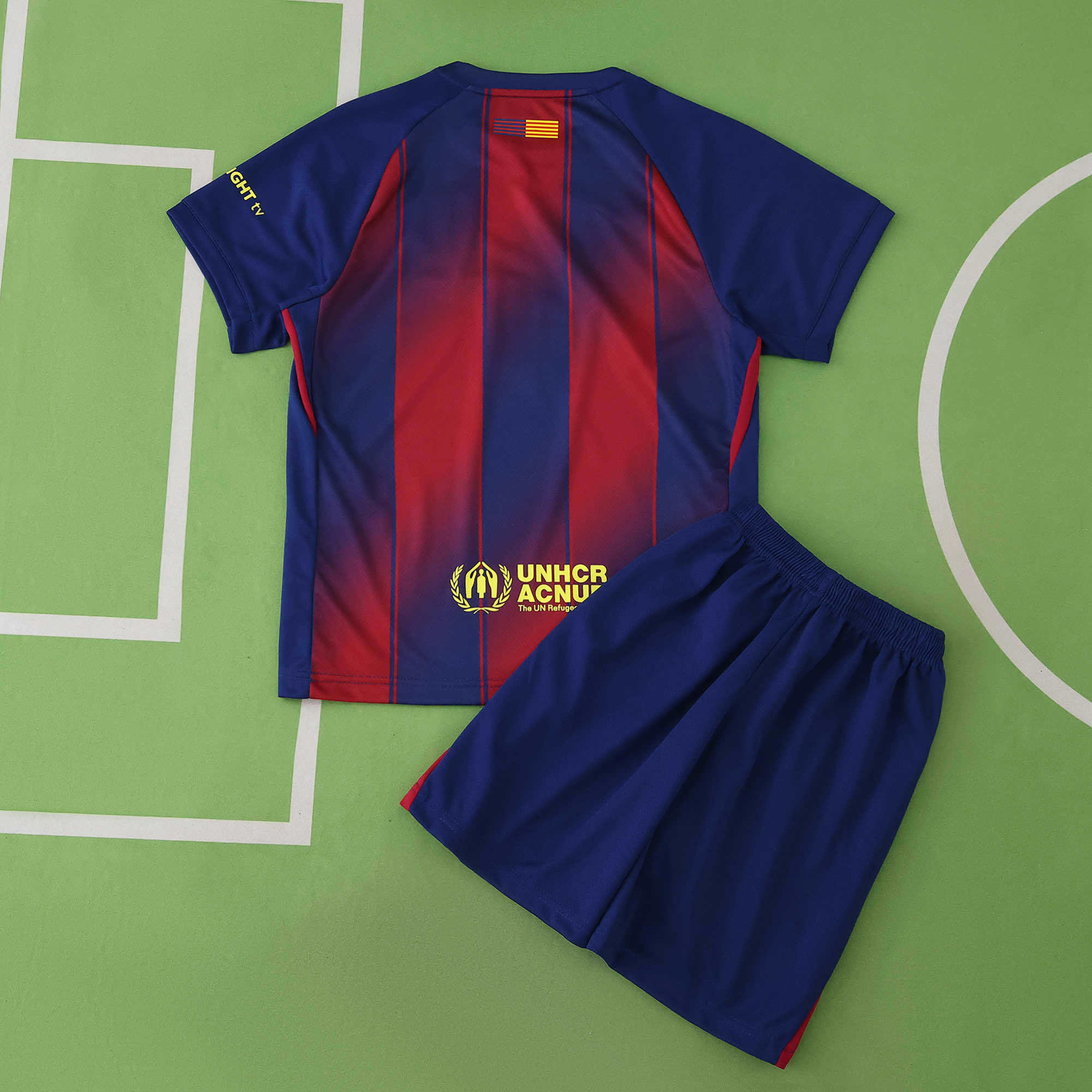 FC Barcelona 2025-2026 Season Home Kids Football Jersey Trikot Maillot