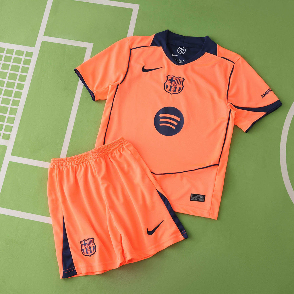 Barcelona 2006/07 Heim Kinder Trikot Fußballhemd