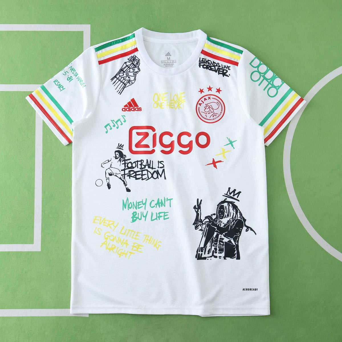 Bob Marley Three Little Birds Commemorative Special Edition Maillot