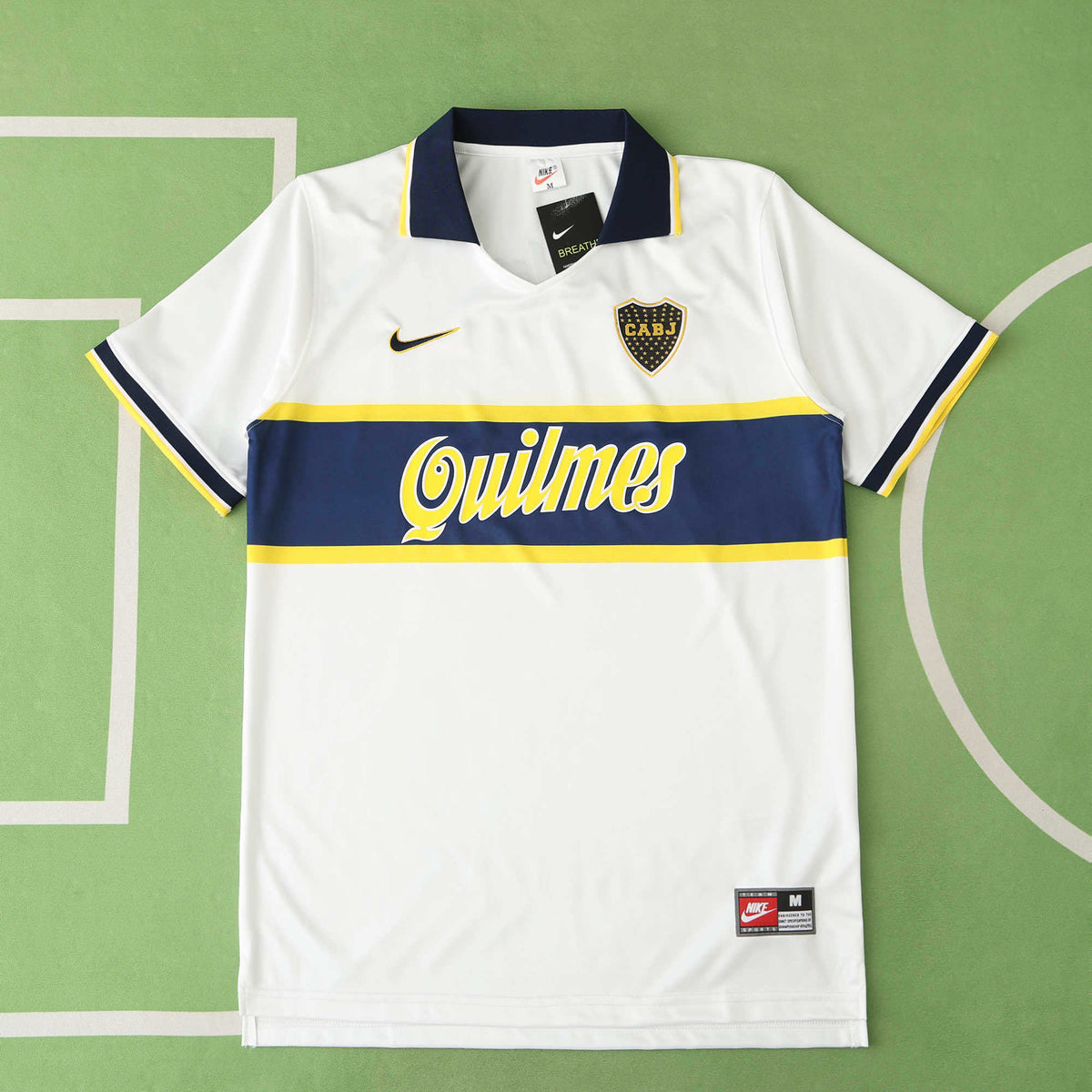 Boca Juniors 1996-1997 Season Away Retro Football Jersey Trikot Maillot