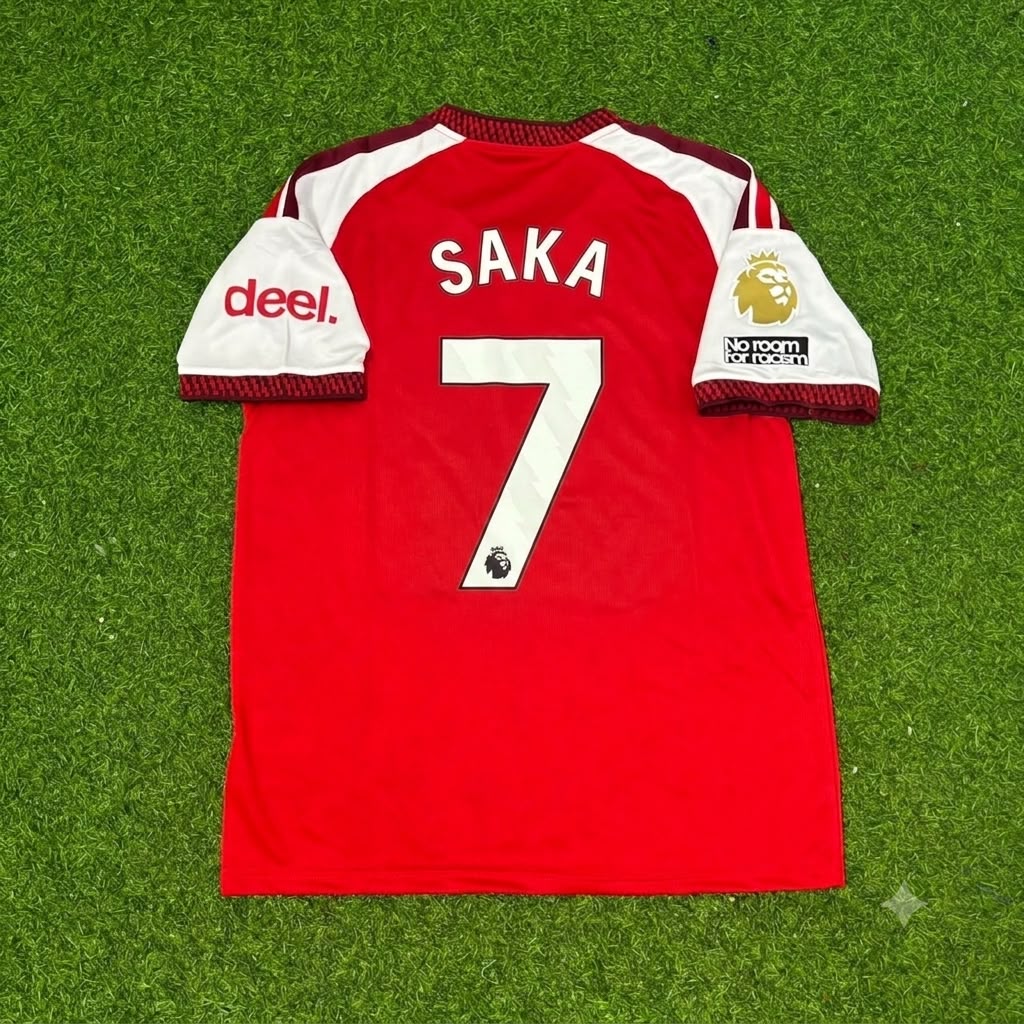 Bukayo Saka Equipación Local Roja Arsenal Nueva Temporada 2027