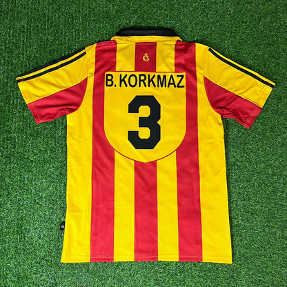 Bulent Korkmaz Galatasaray UEFA 2000 Retro Nostalji Formasi Football Home Trikot Jersey Maillot