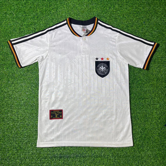 Deutschland EM 1996 Germany Finale Heim Retro Fußballtrikot Set