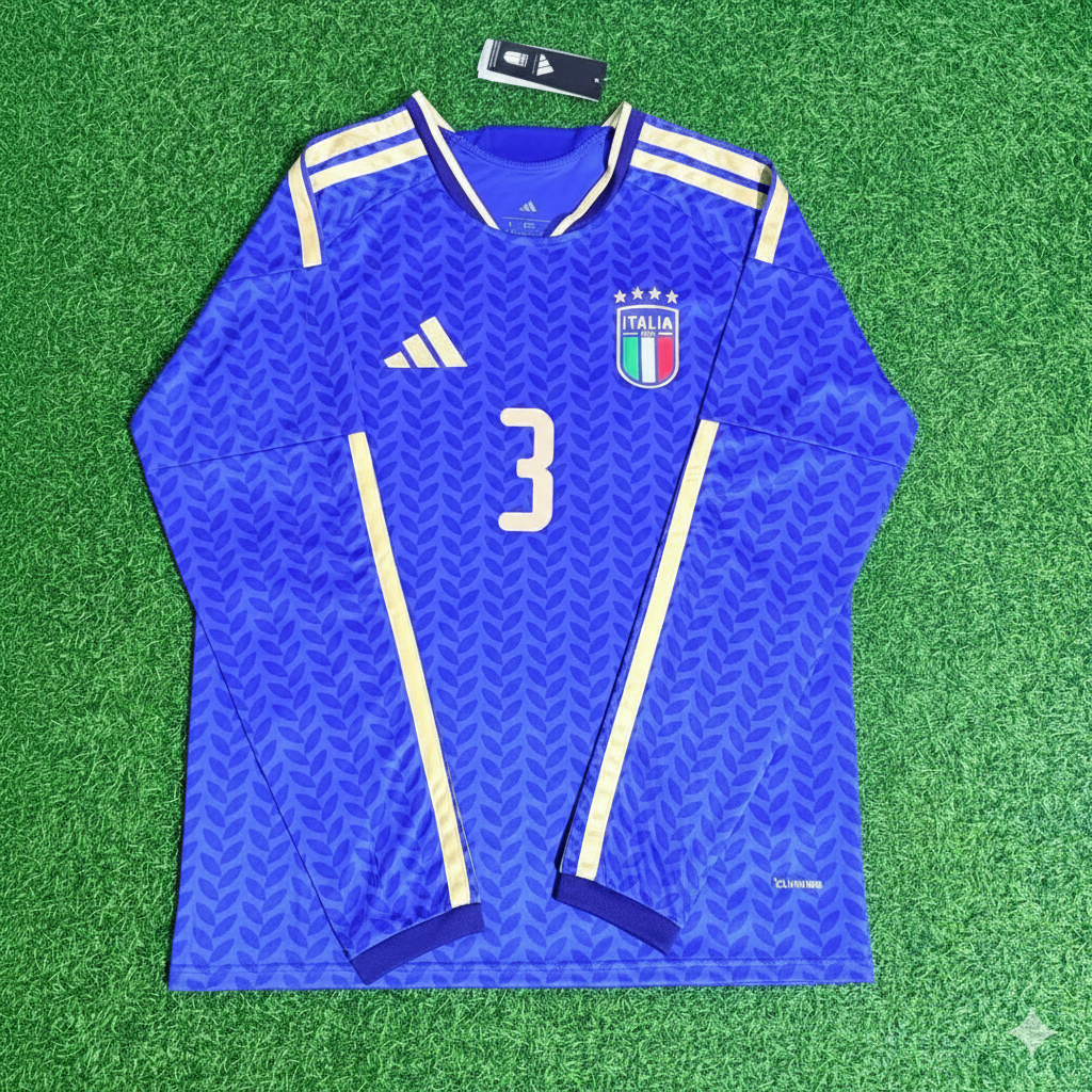 Federico Dimarco 3 - Italien 2026 WM Langarm-Fußballtrikot