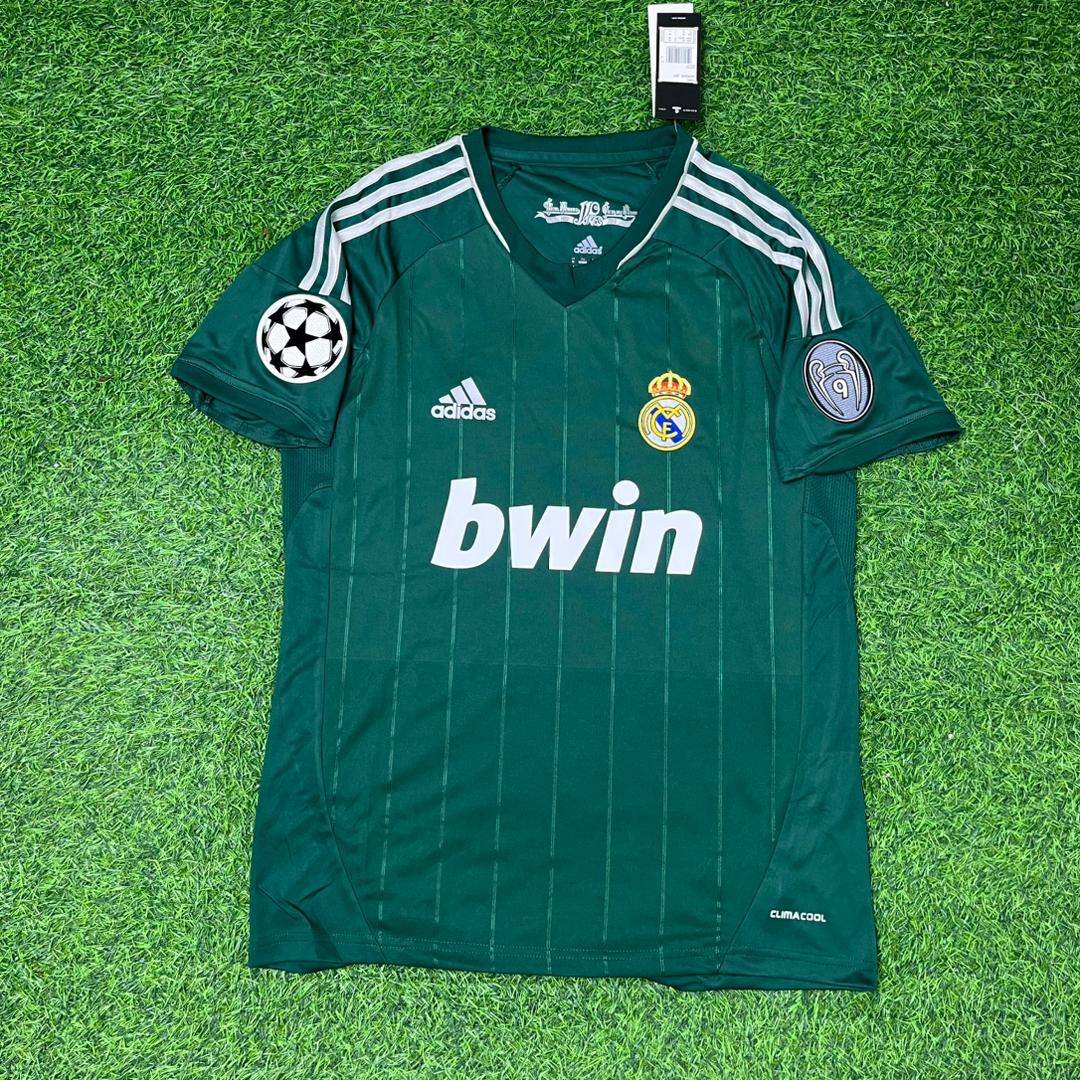Sami Khedira #6 Real Madrid 2012-2013 Champions League Green Jersey Soccer Shirt