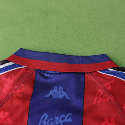 Maillot Rétro Domicile du FC Barcelone 1996