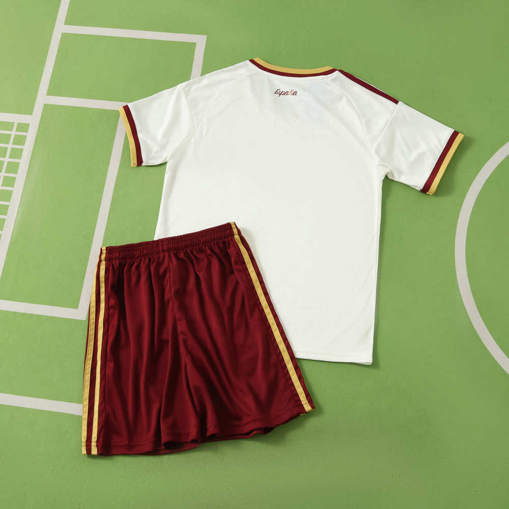 Spain 2026 World Cup Away Kids Kit Football Jersey