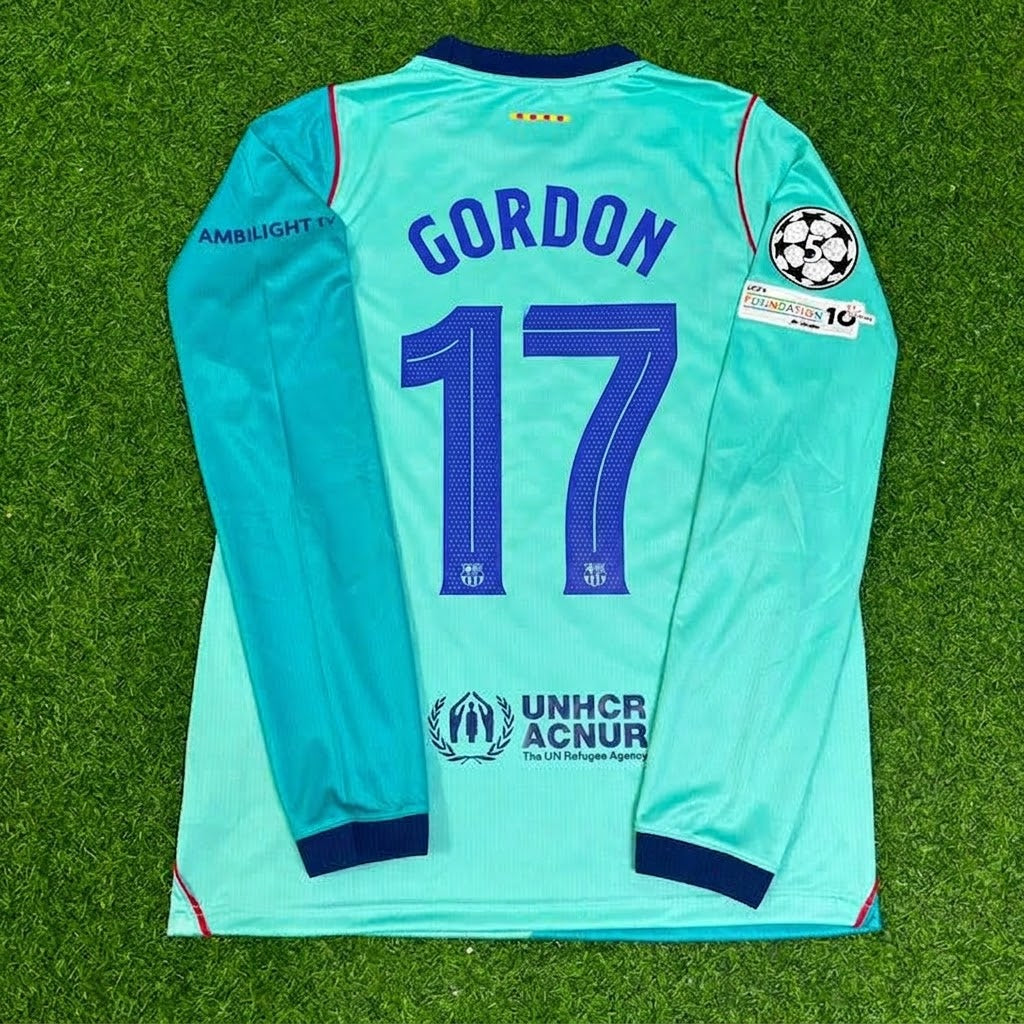 Camiseta de manga larga del Barcelona 2027 – Anthony Gordon 17