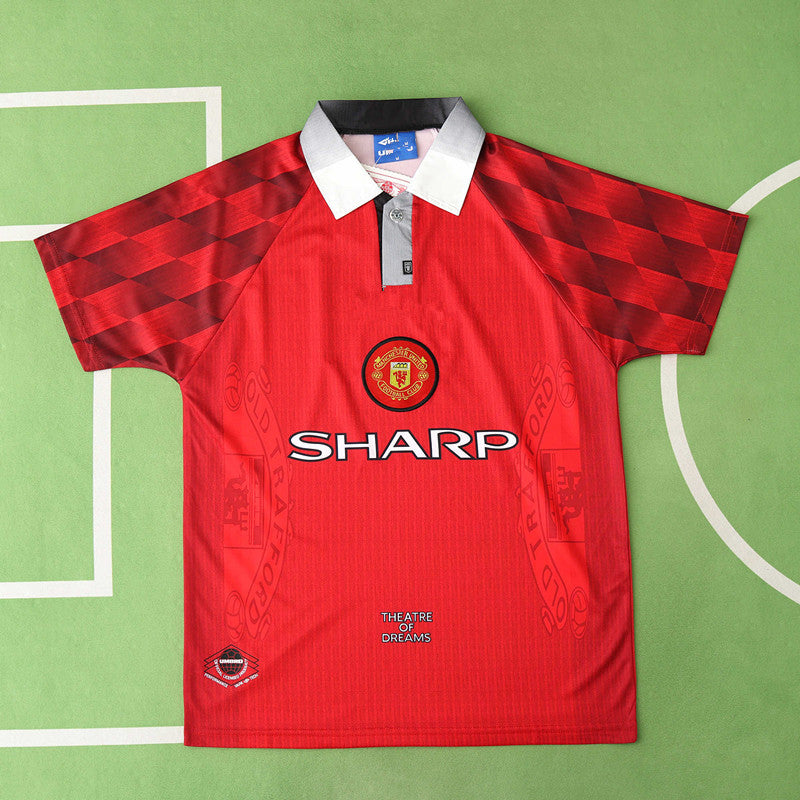 Maillot de Foot Domicile Rouge Manchester United F.C. Saison 96/97