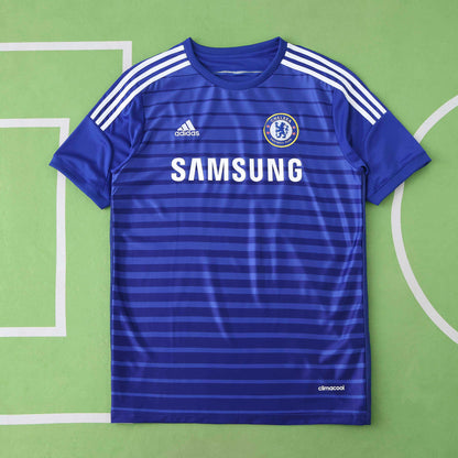 Chelsea 2014-2015 Season Home Blue Retro  Football Jersey Trikot Maillot