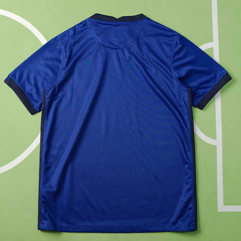 Chelsea 2020-2021 Season Home Blue Retro  Football Jersey Trikot Maillot