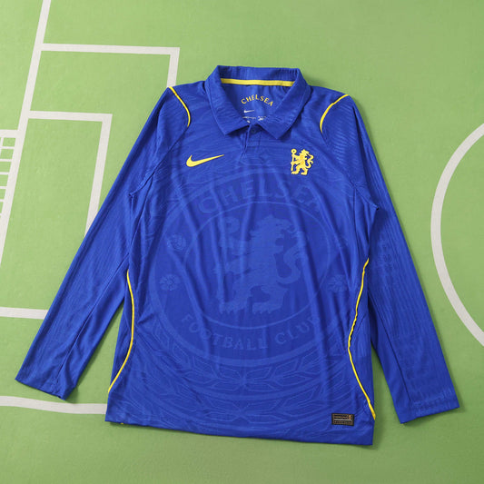 Chelsea 2026-2027 Season Home Blue Long Sleeve Football Jersey Trikot Maillot