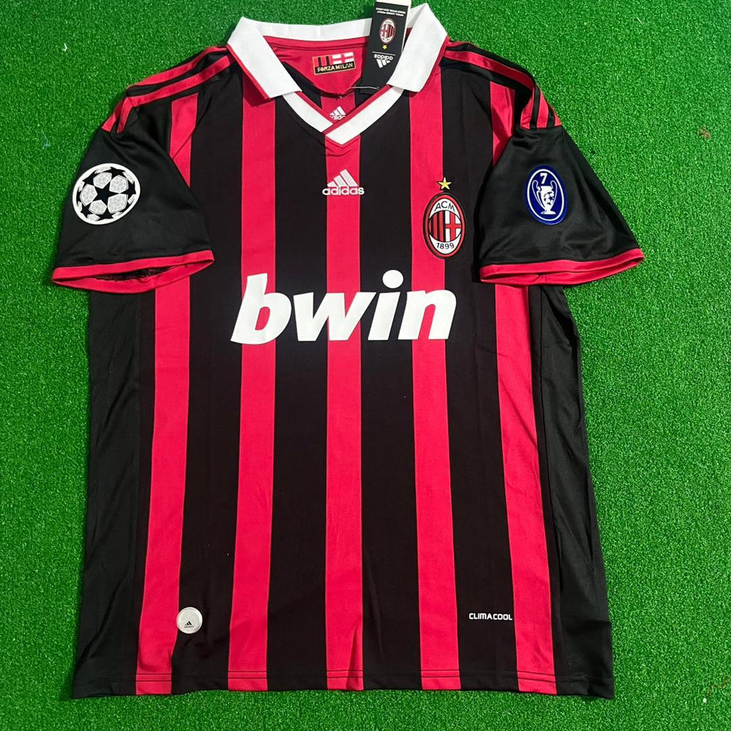 Clarence Seedorf #10 - AC Mailand 2009 2010 Rot Schwarz Trikot Jersey Trikot Maillot Fußballhemd