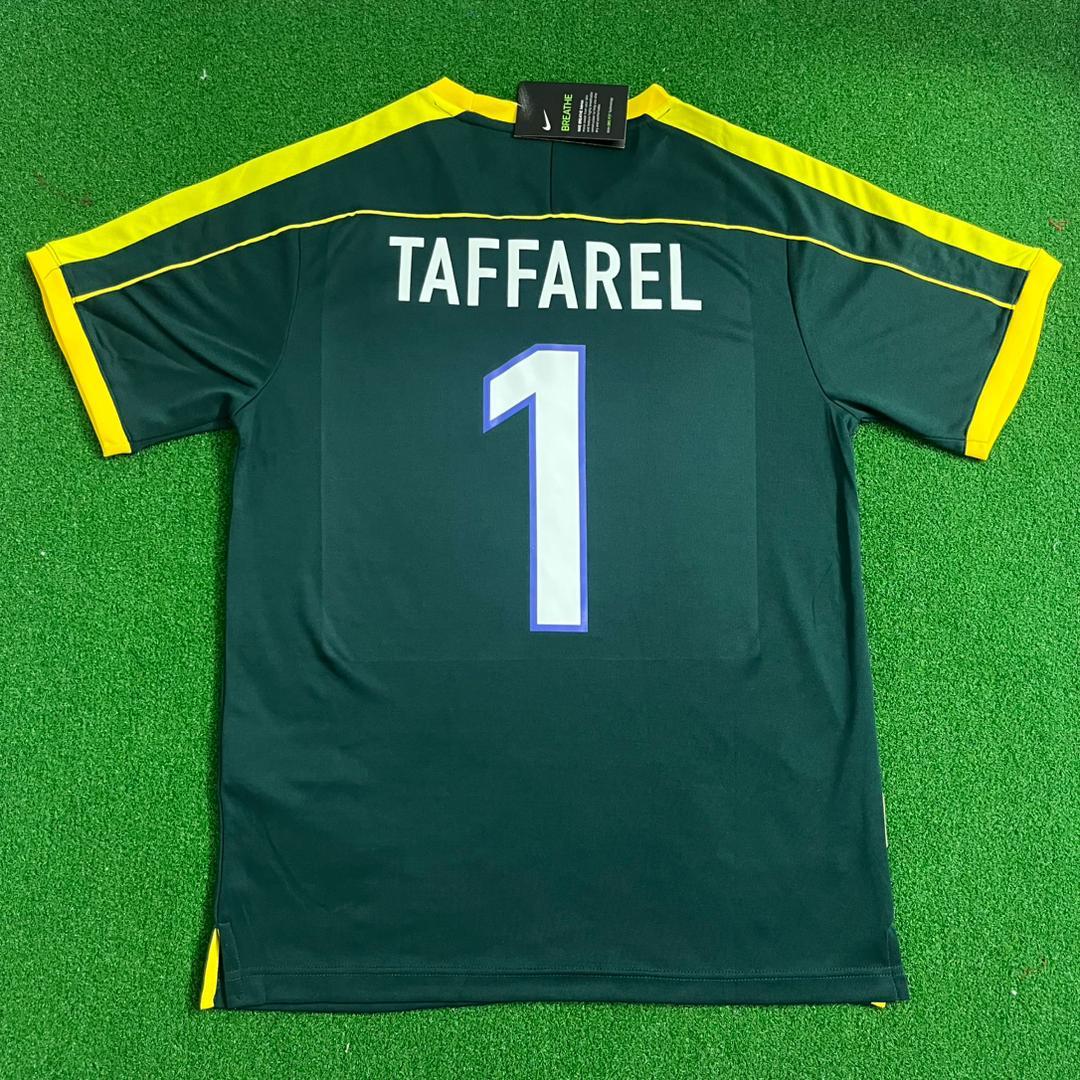 Claudio Taffarel Brasilien 1998 Retro Torwarttrikot Fußball T-Shirt