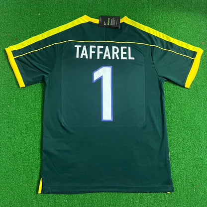 Claudio Taffarel Brasilien 1998 Retro Torwarttrikot Fußball T-Shirt