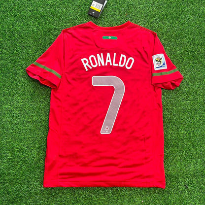 Cristiano Ronaldo Portugal 2010 World Cup Retro Jersey Trikot Maglia